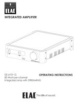 Elac Discovery Series DS-A101-G Wireless Integrated Amplifier Owner's manual