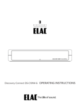 Elac Discovery Connect DS-C101W-G Owner's manual