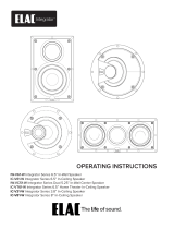 Elac Vertex In-Ceiling Speakers IC-V31-W Owner's manual