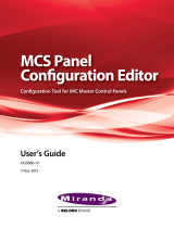 GRASS VALLEY iMC Master Control MCS Panel User manual