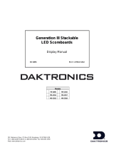 Daktronics FB-2006 Display Manual