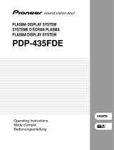 Pioneer PDP-435PE Owner's manual