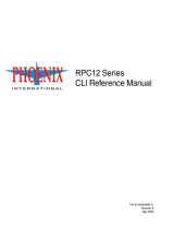 Phoenix RPC12 Series Cli Reference Manual