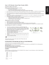 Acer XB273K Quick start guide