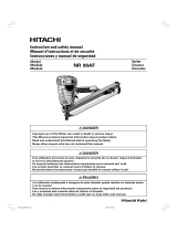 Hitachi NR 90AF Instruction And Safety Manual