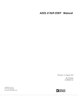 Analog Devices ADZS-21569-EZKIT User manual