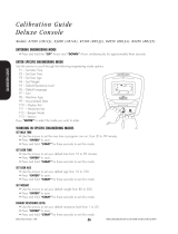 Vision Fitness Deluxe Calibration Manual