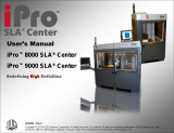 3D Systems iPro 9000 SLA Center User manual