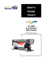 MUTOH ValueJet VJ-1604 User manual