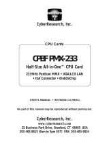 CyberResearch CPBF PMX-233 User manual