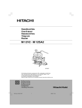 Hitachi M 12SA2 User manual