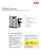 ABB VD4 Series Installation And Service Instructions Manual