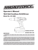 MasterForce 241-0400 User manual