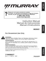 Murray M200C User manual