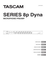 Tascam 8p Dyna Series Owner's manual