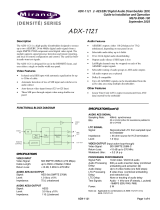Miranda ADX-1121 Manual To Installation And Operation