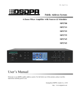 DSPPA MP2715 User manual