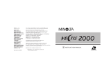 Minolta VECTIS 2000 User manual