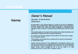 Hyundai Verna Owner's manual