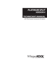 WhisperKool Platinum Split 8000 (24V Kit) User manual