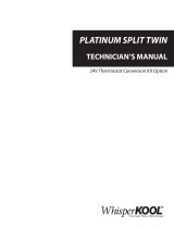 WhisperKool Platinum Split 8000 (24V Kit) User manual