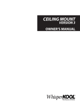 WhisperKool Ceiling Mount 8000 Owner's manual
