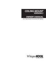 WhisperKool Ceiling Mount 4000 (24V Kit) Owner's manual