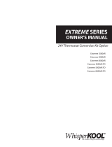 WhisperKool Extreme 3500tiR (24V Kit) Owner's manual