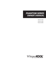 WhisperKool Phantom 8000 Owner's manual