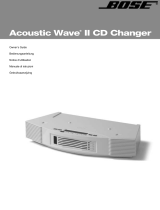 Bose Acoustic Wave music system II met cd-wisselaar Owner's manual