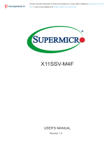 Supermicro X11SSV-M4F User manual