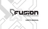 DAHON X-FUSION User manual