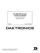 Daktronics CR-2004 Display Manual