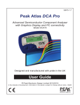 PEAK Atlas DCA75 Pro User manual