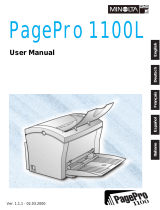 Minolta PagePro 1100L User manual