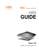 8e6 Technologies TAR User manual