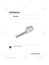 Hitachi RB 36DA Handling Instructions Manual