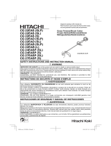 Hitachi CG 22 EAD (SL) Safety Instructions And Instruction Manual