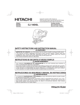 Hitachi CJ 18DGL User manual