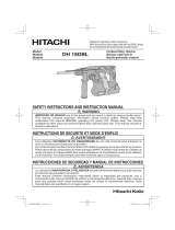 Hitachi DH 18DBL User manual
