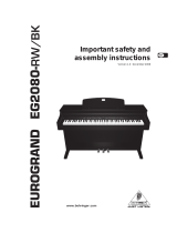 Behringer EUROGRAND EG2080-BK Owner's manual