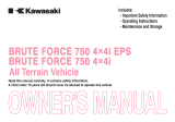 Kawasaki Brute Force 750 4x4i Owner's manual