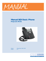 Polycom IP331 User manual