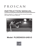 ProScan PLDED6535-UHD-D User manual