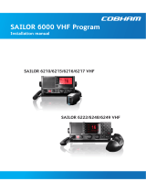 COBHAM SAILOR 6222 VHF DSC Installation guide