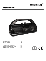 HQ Power HQ POWER HQSA1040 Bluetooth Speaker User manual