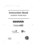 Hoover VISION HD CLASSE B 9KG Owner's manual