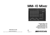 JBSYSTEMS MM-10 MIXER Owner's manual