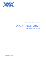 VIA Technologies ARTiGO A820 Development Manual