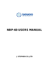 SEWOO NBP-60 User manual